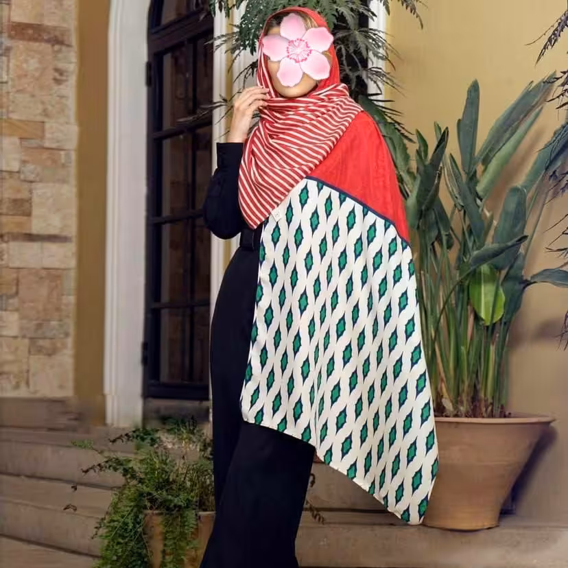 شال 3 طرحی نخی تابستانی