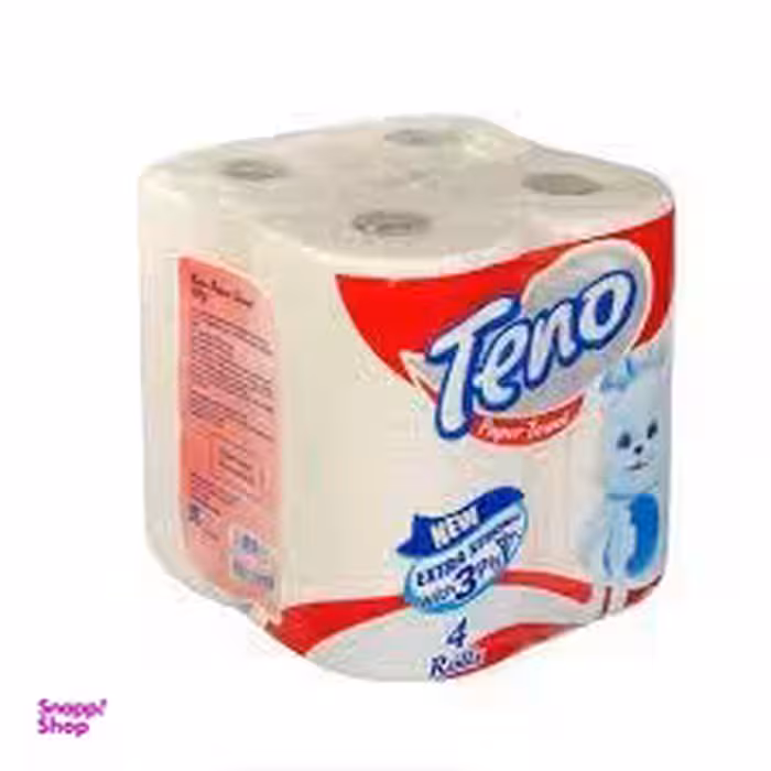 دستمال کاغذی حوله‌ای تنو بسته 4 عددی