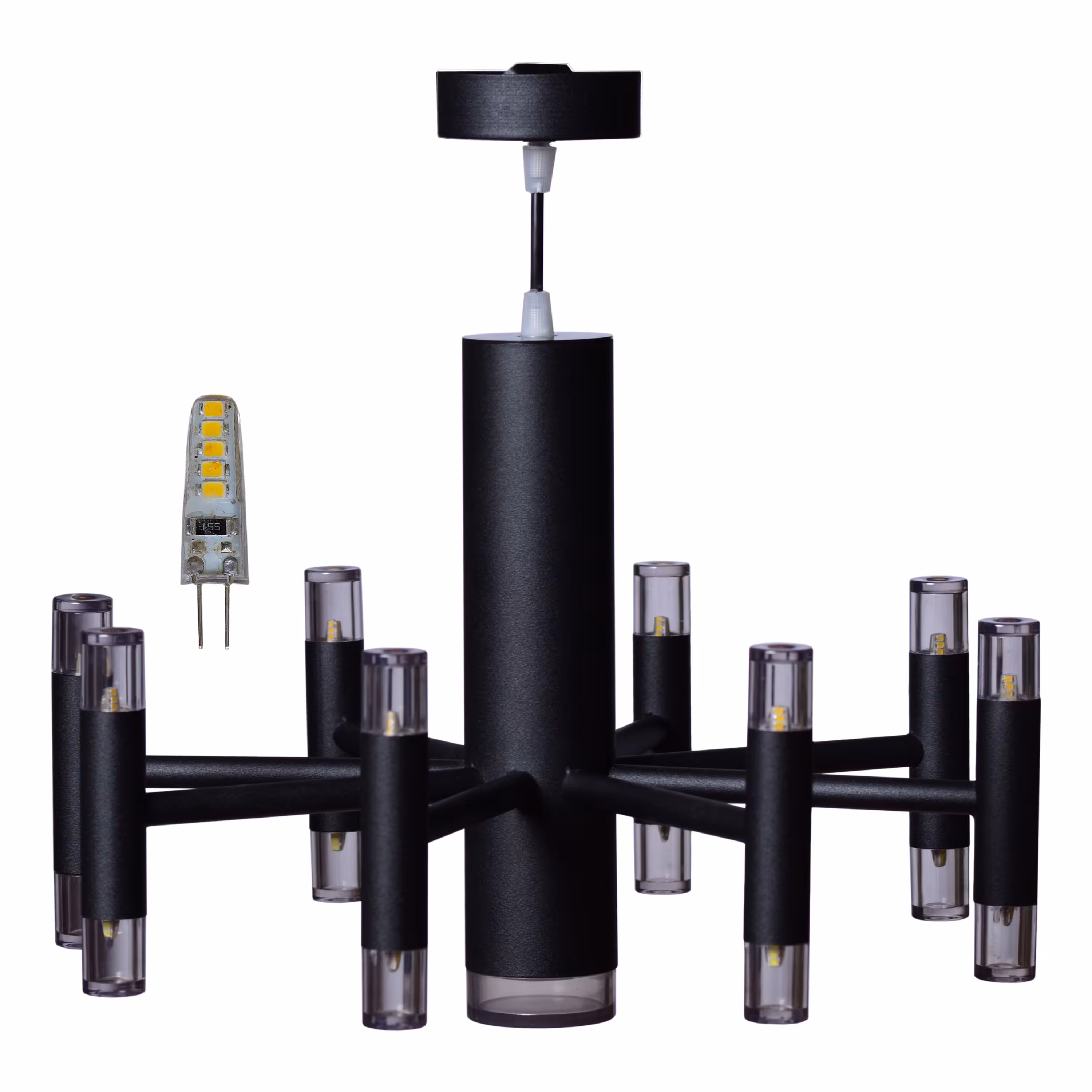 لوستر 17 شعله طرح مینیمال کد V17LB