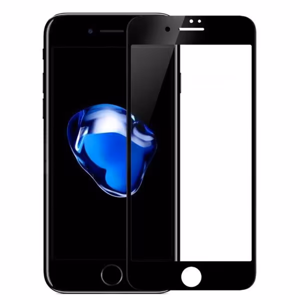 گلس یا محافظ صفحه گوشی آیفون 7 دور فلز