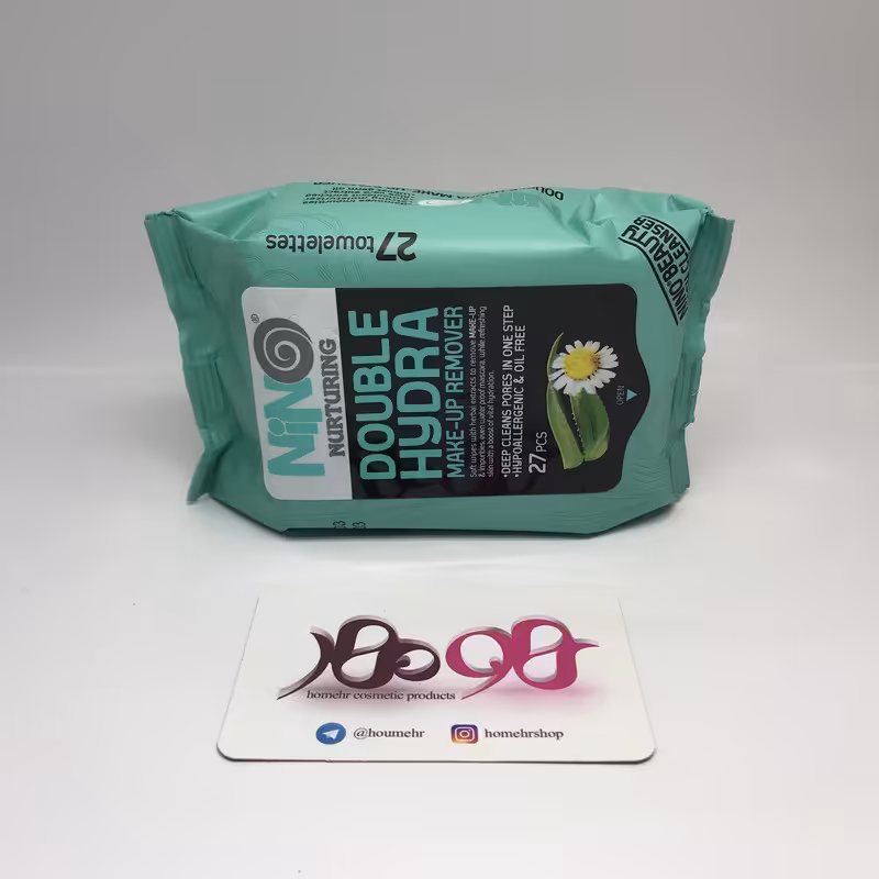 دستمال مرطوب نینو مدل دابل هیدرا حاوی بسته 27 عددی - NINO