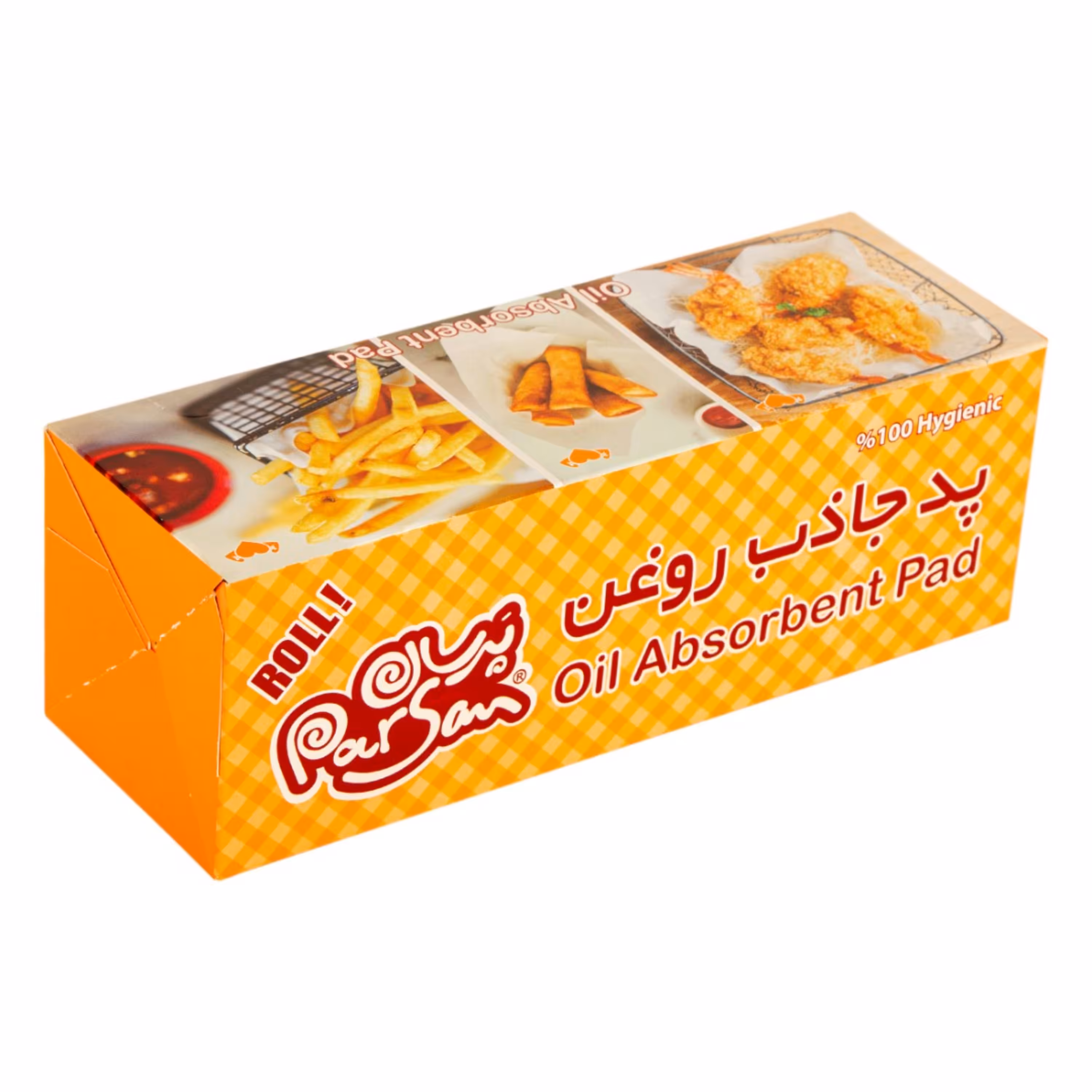 پد جذب روغن پرسان 20برگ با سایز40در40جذب روغن تا 10 برابر وزن دستمال 