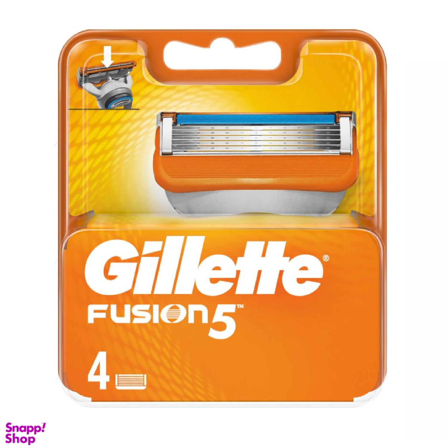تیغ یدک ژیلت (Gillette) مدل Fusion 5 بسته 4 عددی