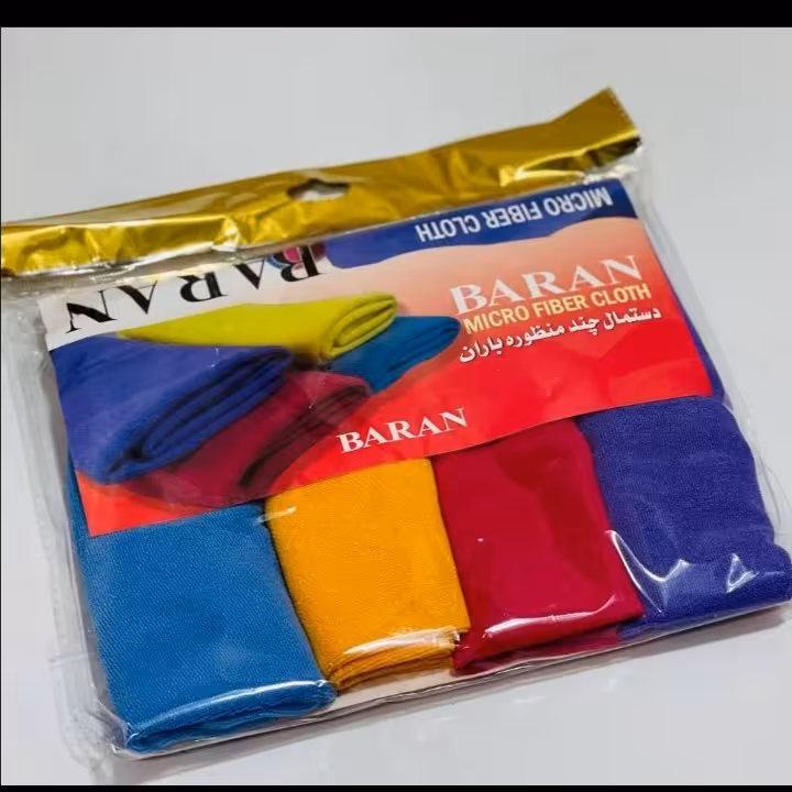 دستمال 4 تایی رنگی