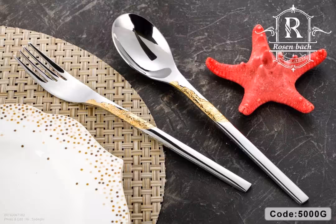 سرویس قاشق چنگال رزنباخ  161 پارچه روزنباخ (36 نفره بدون باکس) کد 5000G