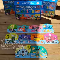 پازل چوبی آموزش اعداد انگلیسی مدل 4073755