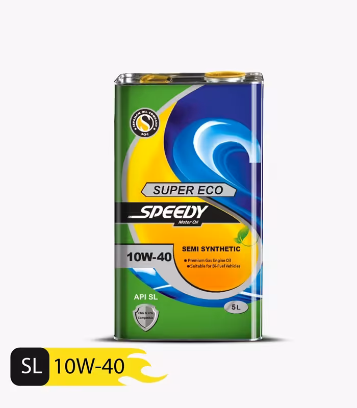 روغن موتور اسپیدی مدل SUPER ECO 10W-40 حجم 5 لیتر