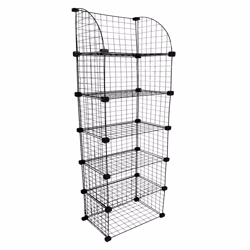 ست قفسه مشبک مدل هلالی شش طبقه در یک ردیف سایز 48x32(ارسال پس کرایه و به عهده مشتری)