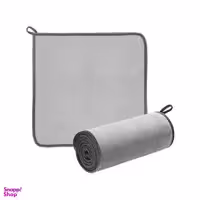 دستمال نظافت خودرو باسئوس مدل D14 ابعاد 40×40 بسته 2 عددی