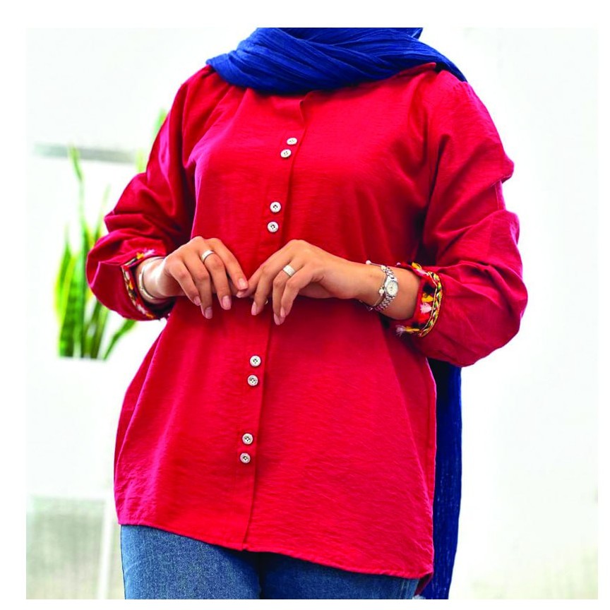 تونیک زنانه آستین سرخپوستی