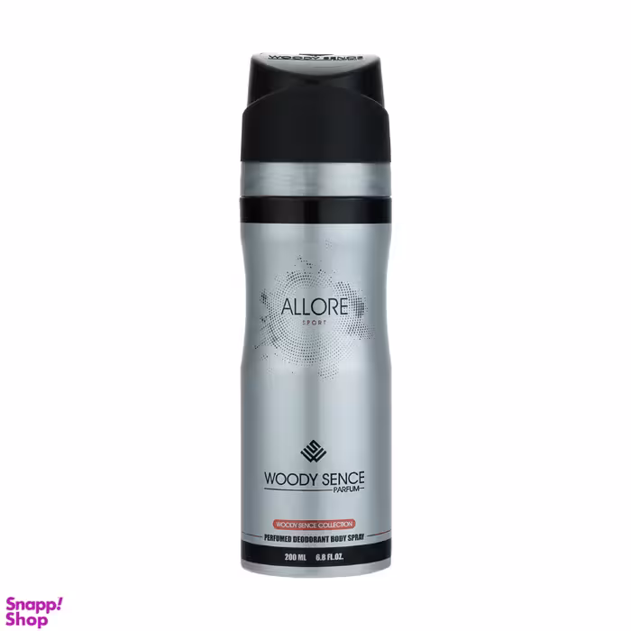 اسپری خوشبو کننده بدن وودی سنس (Woody Sence) مدل Allore حجم 200 میلی‌‌لیتر