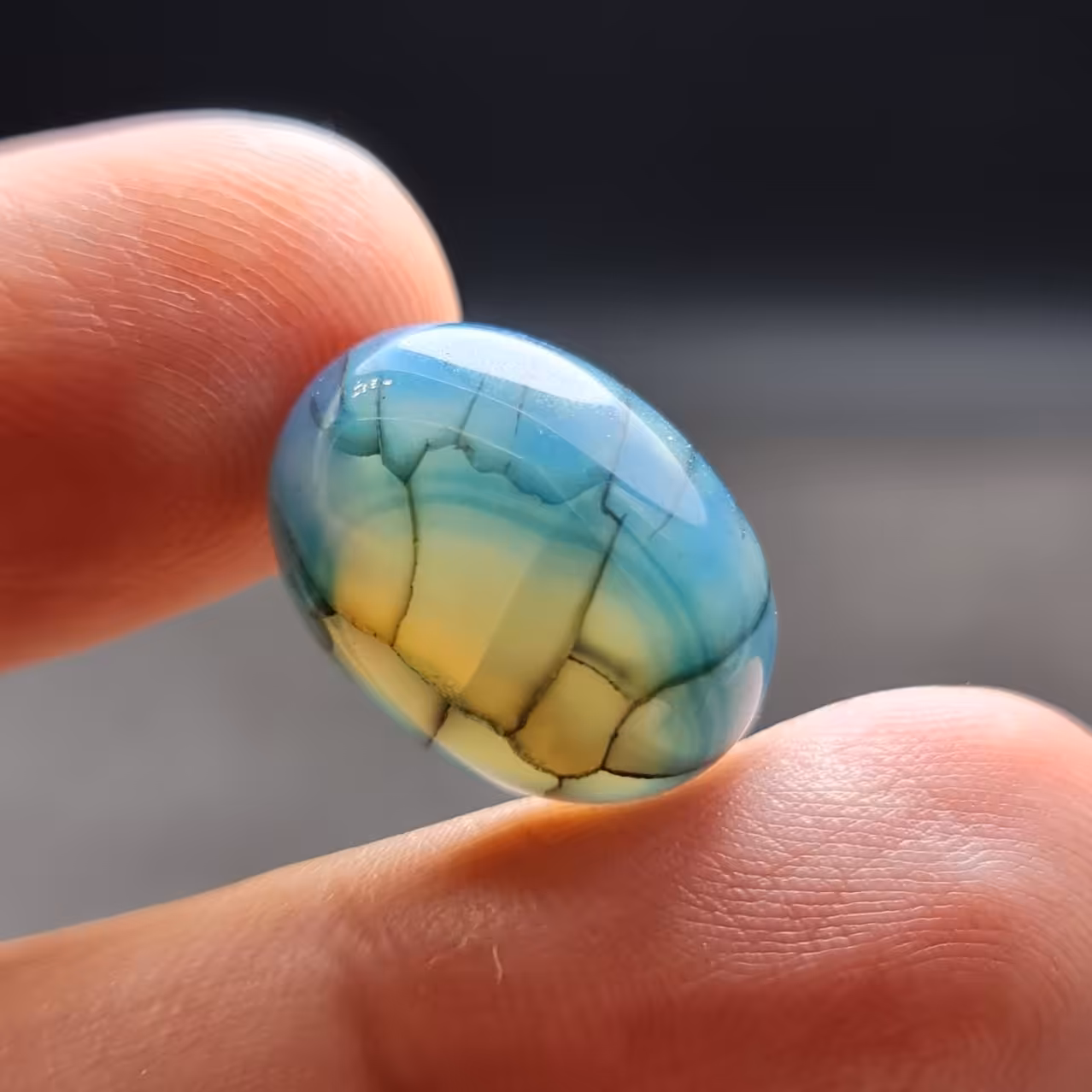  نگین سنگ فوق العاده زیبای عقیق دراگون اصل معدنی
کد  27830