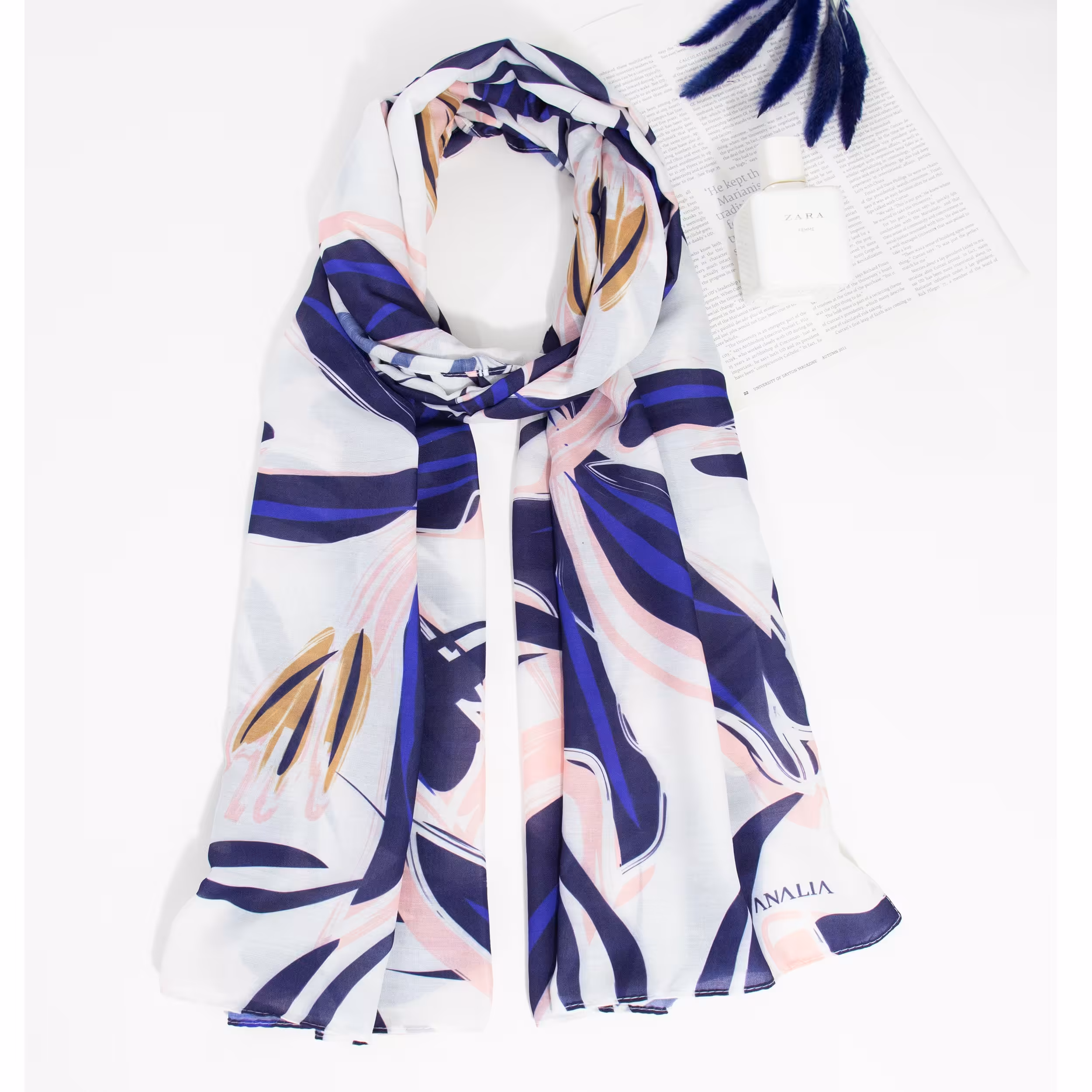 شال نخی مزونی جدید طرح گل خاص کد ana2160با ارسال رایگان 