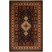 گبه ماشینی افرند زمینه سرمه ای کد 825 (شش متری)