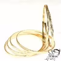 پک 6تای النگو طلاروس طرح شطرنجی کد 8954