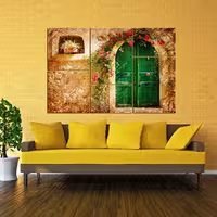 تابلو شاسی شش تکه طرح در سنتی سایز 60X90