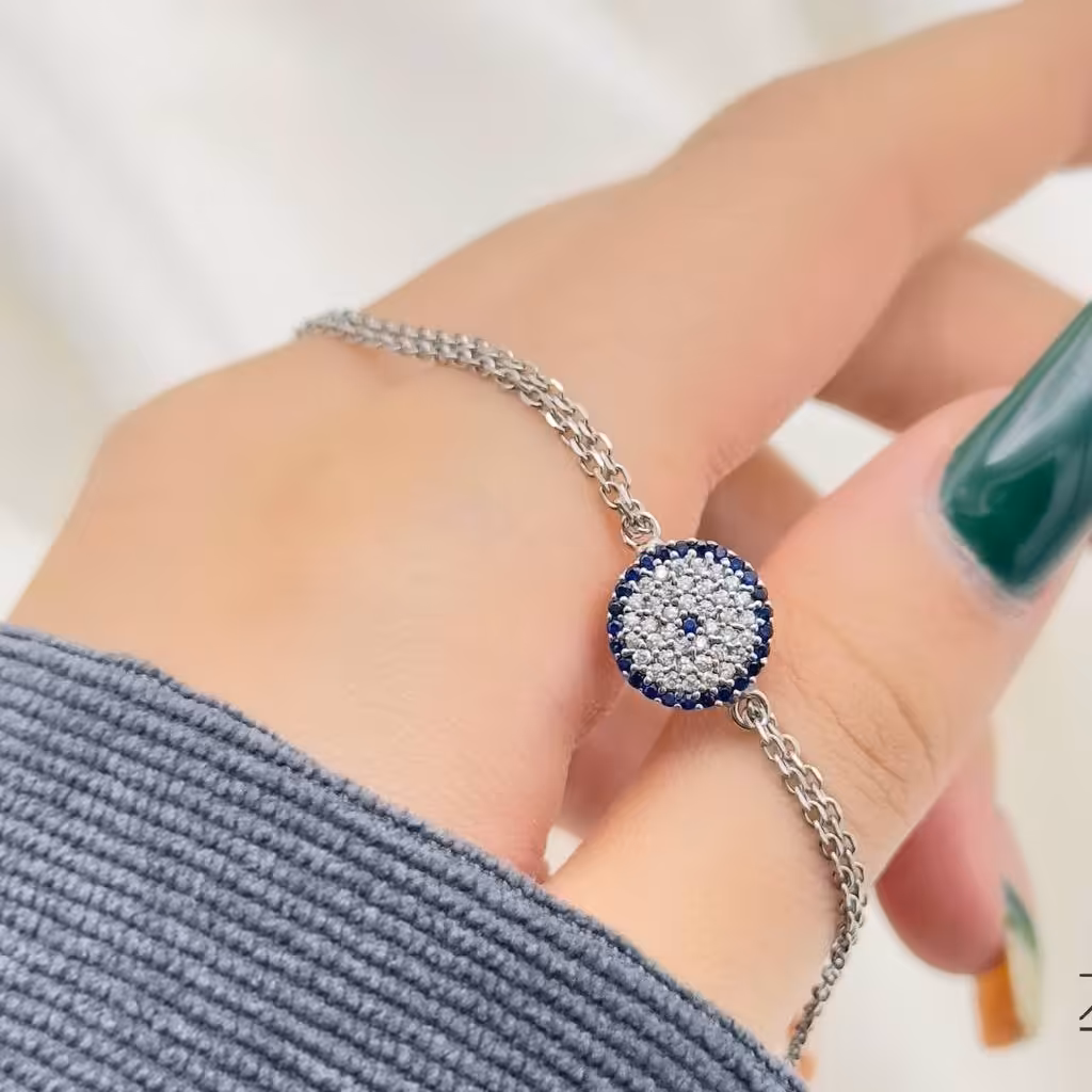 دستبند زنجیری چشم نظر