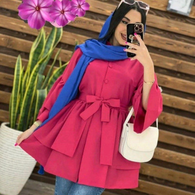 مانتو اسپرت زنانه داکرون مدل مانتو دو دامنه