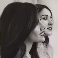 طراحی چهره سیاه قلم (دوچهره سایزA3)