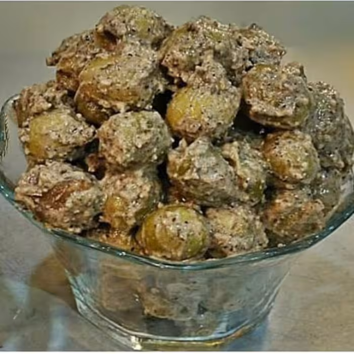 زیتون پرورده 2 و نیم کیلویی پر مواد تازه