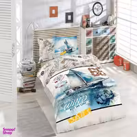 لحاف یک نفره 5 تکه مدل کشتی کد 1603 سایز 120×200 سانتی متر