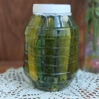 خیار شور خانگی 2 کیلویی. بسیار خوشمزه و بهداشتی