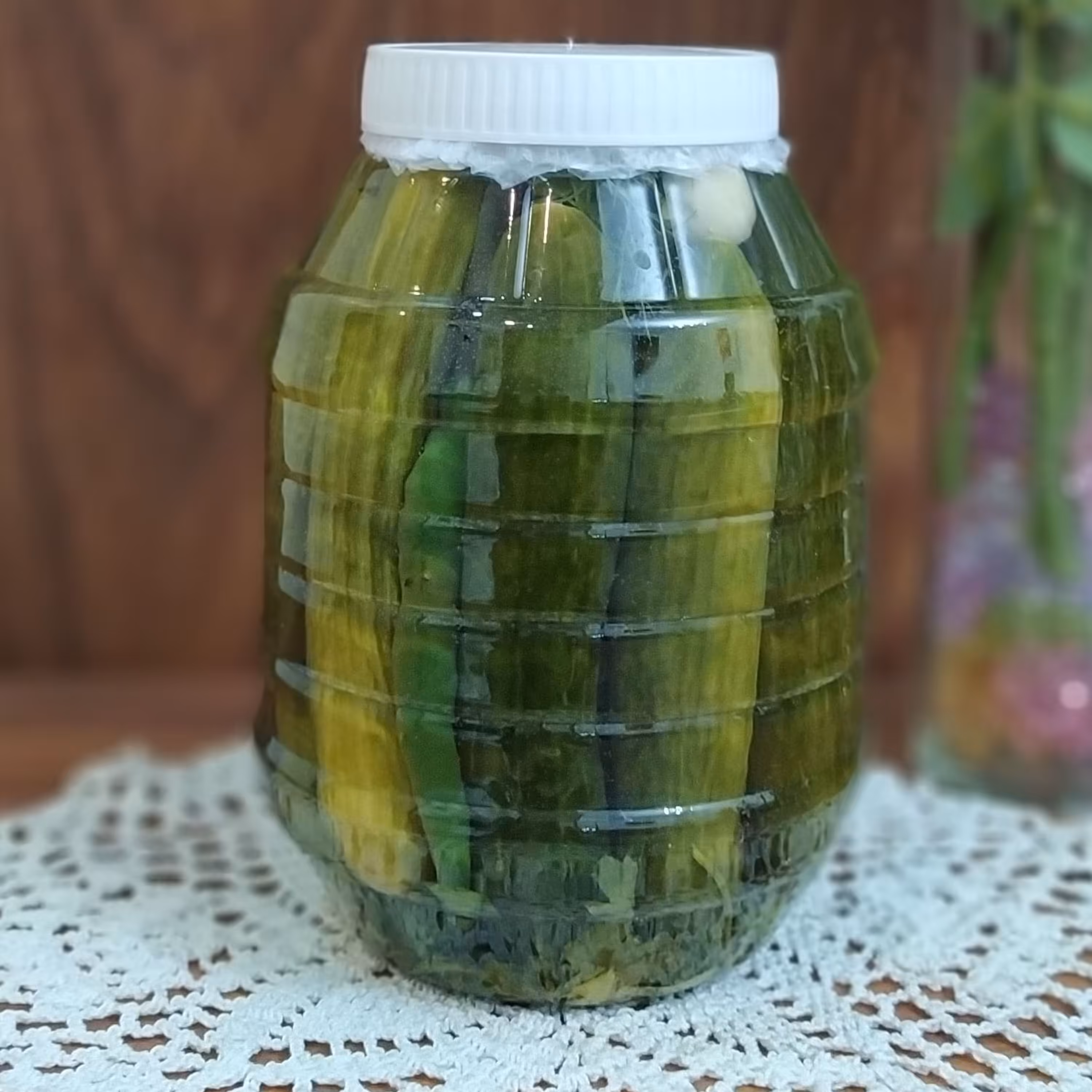 خیار شور خانگی 2 کیلویی. بسیار خوشمزه و بهداشتی