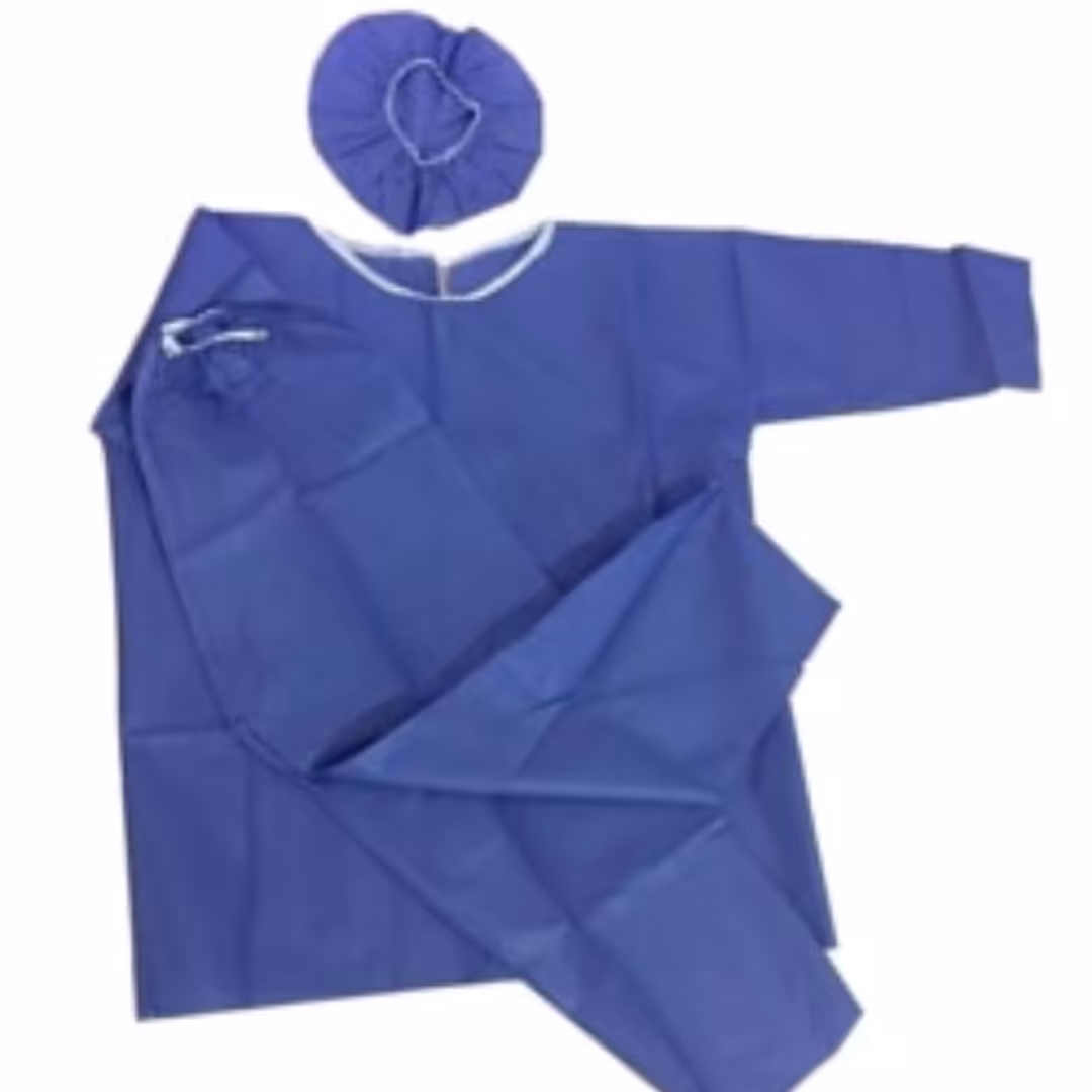 ست گان شلوار کلاه بیمار  75 عددی