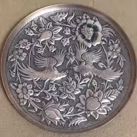 دیوار کوب قلمزنی مسی، سایز 30 سانتی