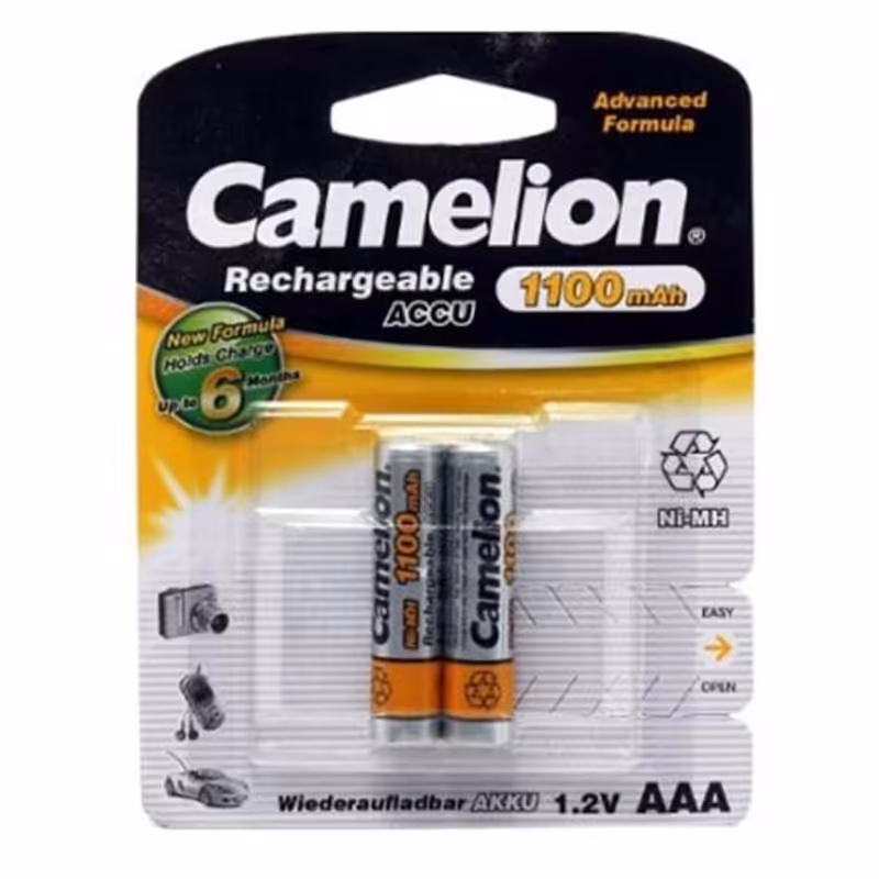 خرید باتری نیم قلم قابل شارژ کملیون مدل Accu بسته 2 عددی