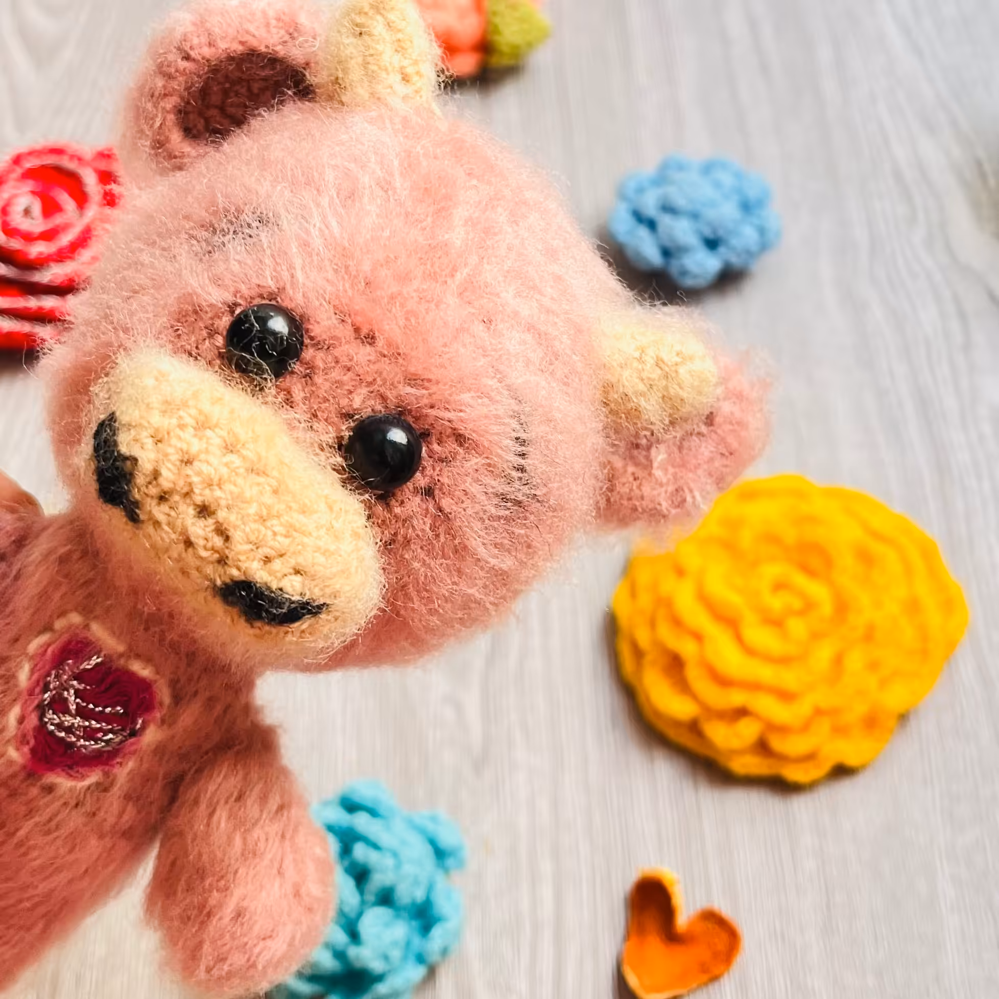 عروسک گاو نرمالو بافتنی