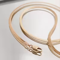 زنجیر ژوپینگ ماری طرح طلا رنگ ثابت و ضدحساسیت