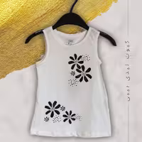 تاپ دخترانه طرحدار مناسب 3 تا 4 سال برند او وی اسOVS کد 10244