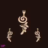 نیم ست طلا 18 عیار زنانه سانا گالری کد D9959