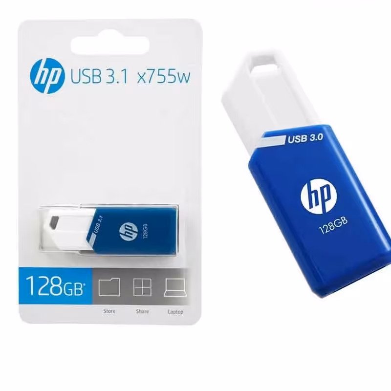 فلش پرسرعت 128 گیگابایت HP آکبند با گارانتی
