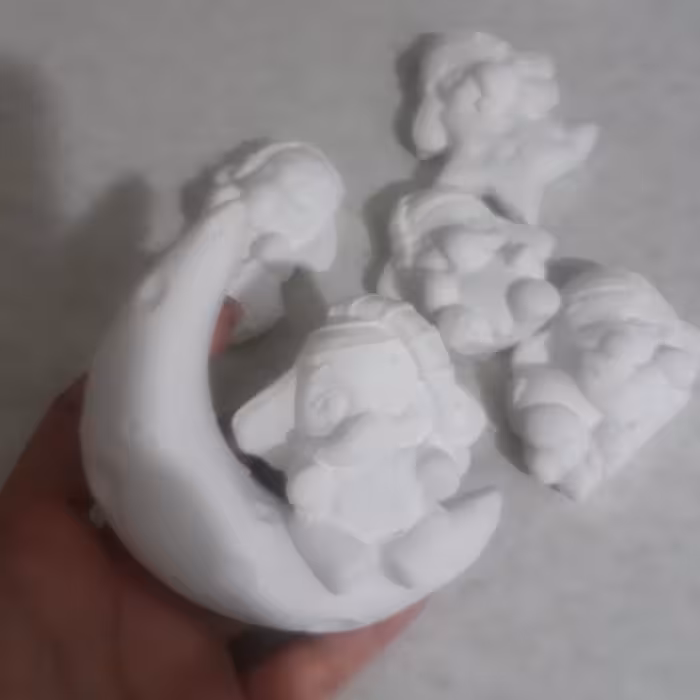 بیس خام فیل  یونیکورن حیوانات جنگل و...