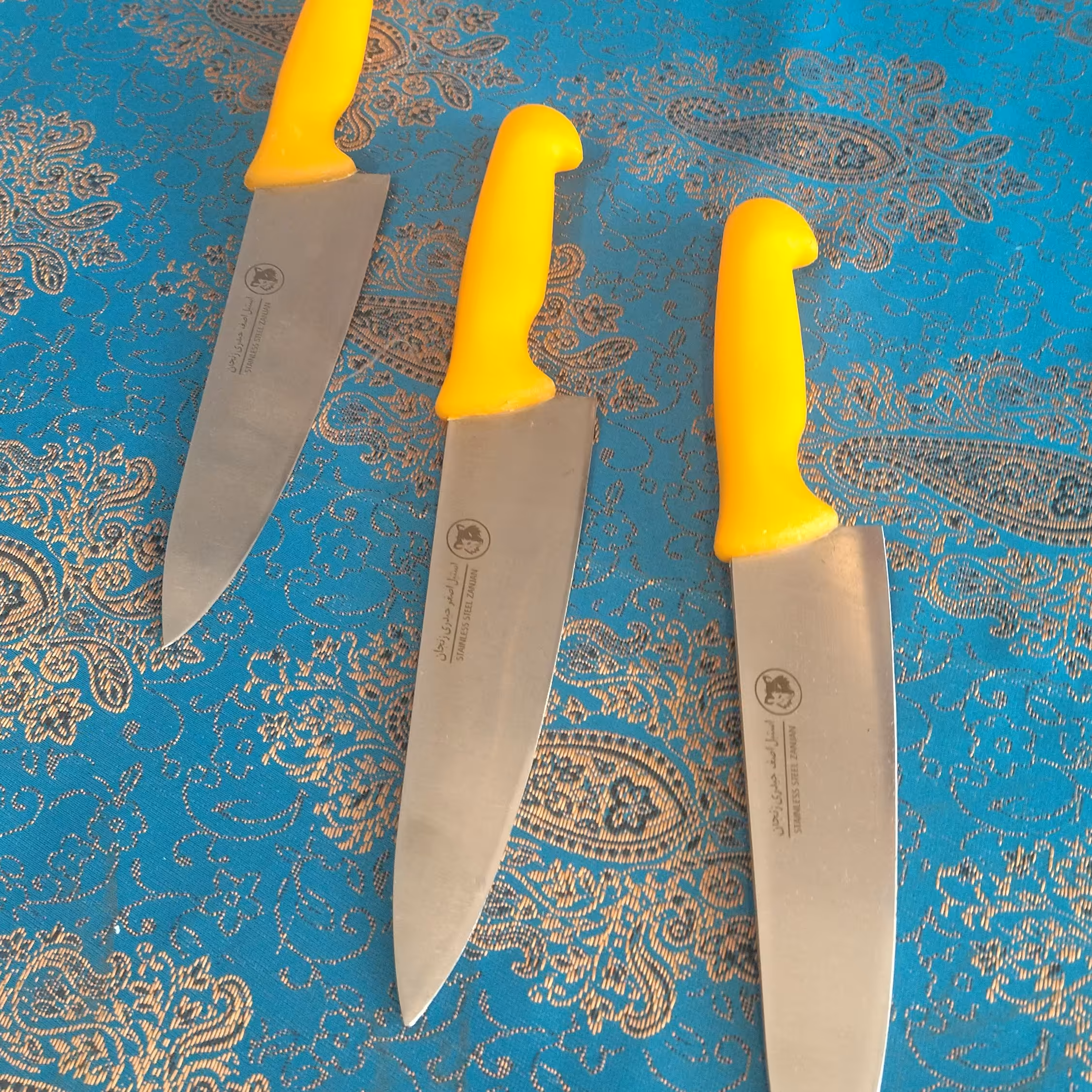 چاقو بی خزی استیل دسته پلاستیک