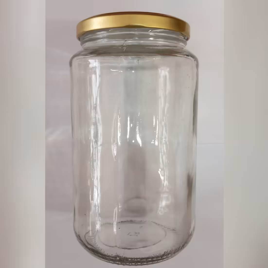 جار شیشه ای استوانه ای - یک و نیم کیلویی(بسته 100 عددی- پس کرایه)