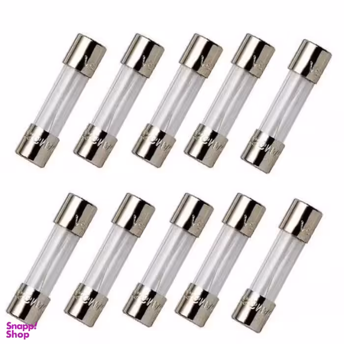 فیوز شیشه‌ ای 4 آمپر بسته 10 عددی