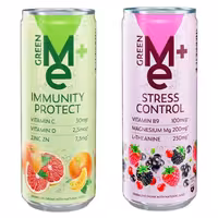 آبمیوه گازدار گرین می پلاس(330میل)روسیه سرشار از ویتامین دی و روی و زینک.. شاتوتی موجوده