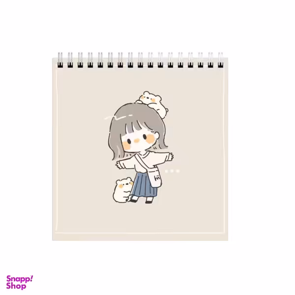 دفتر طراحی طرح دختر و گربه کد 8538741