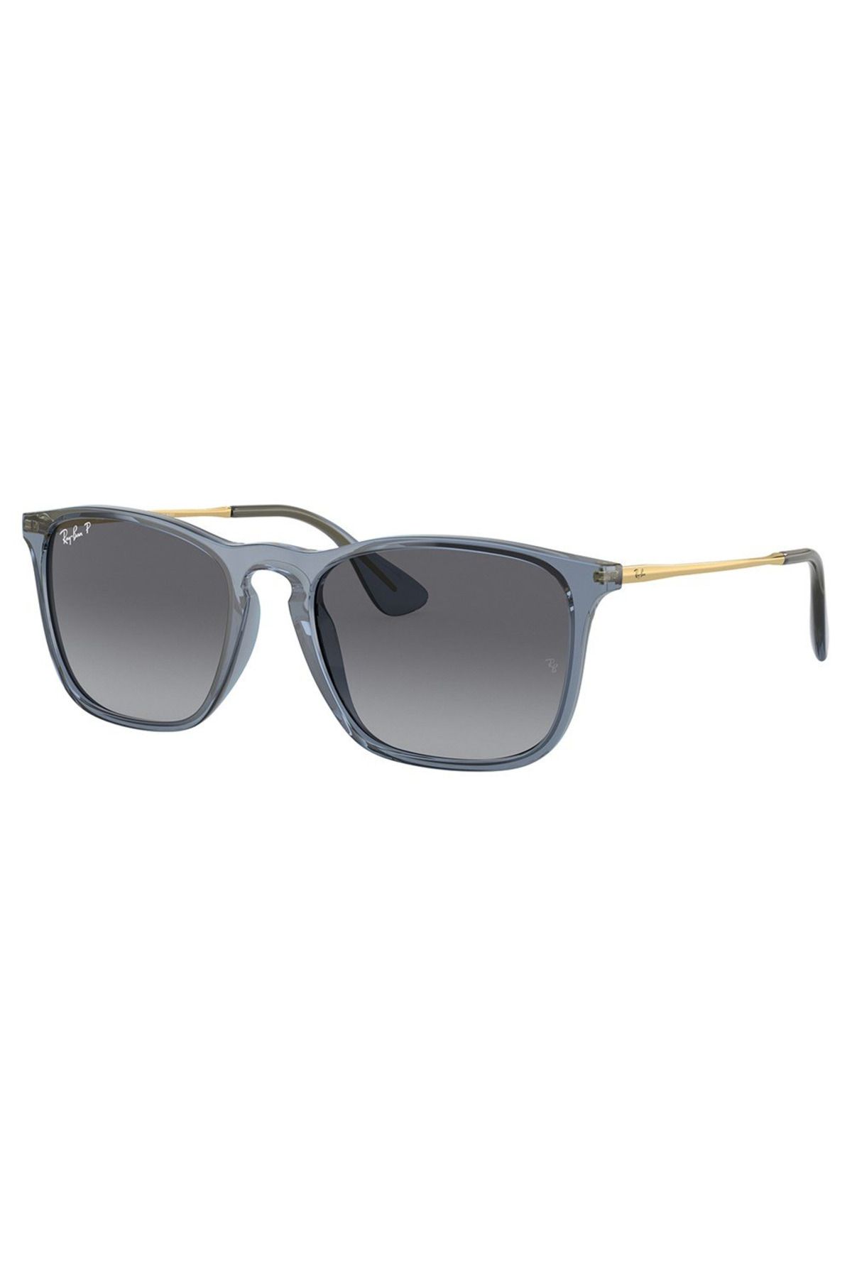 عینک آفتابی خاکستری مردانه یونیسکس پلاریزه Rb4187 6592t3 54 Ray-Ban
