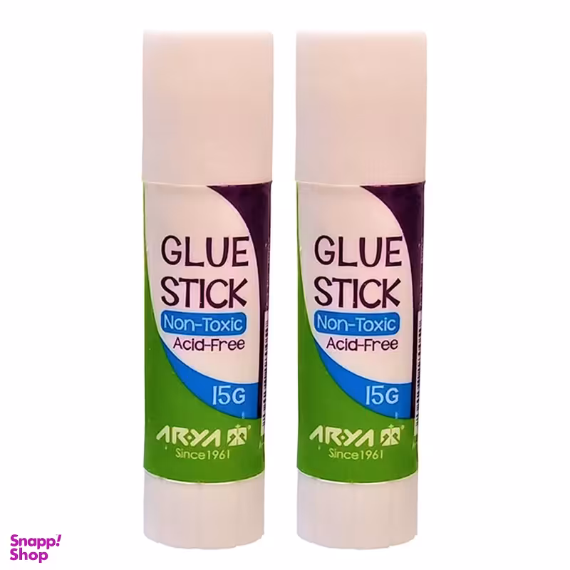 چسب ماتیکی آریا وزن 15 گرم بسته 2 عددی