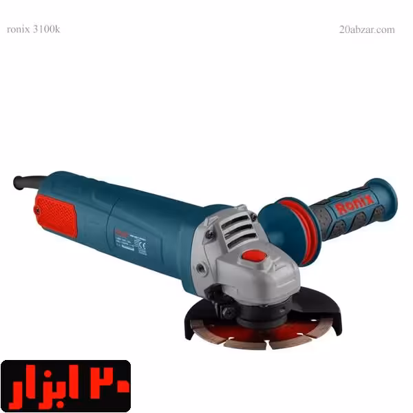 مینی فرز برقی 115 میلی متری 1100 وات دیمردار رونیکس همراه با کیف bmc مدل 3100k