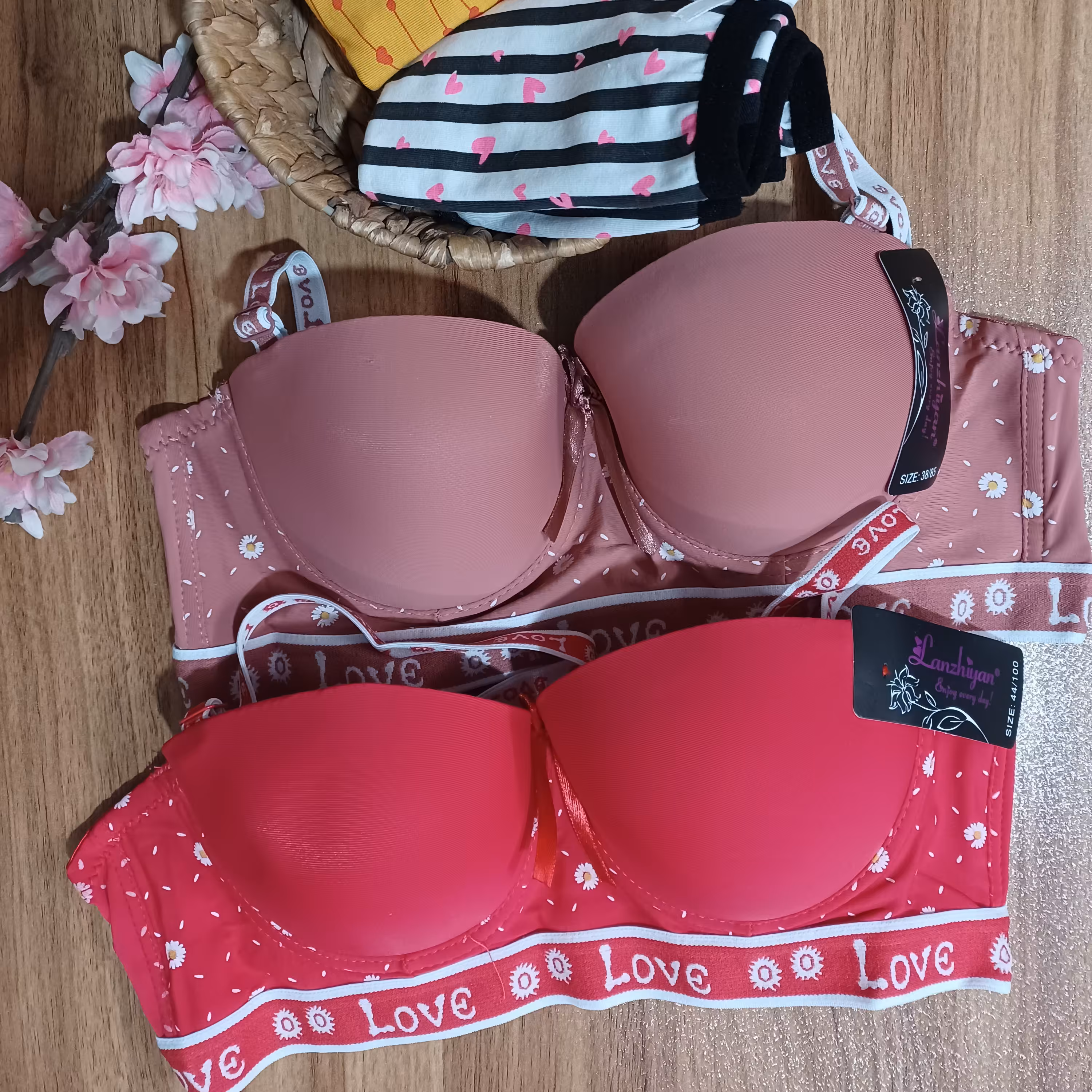 سوتین اسفنجی نیم جک اسپرت دخترانه