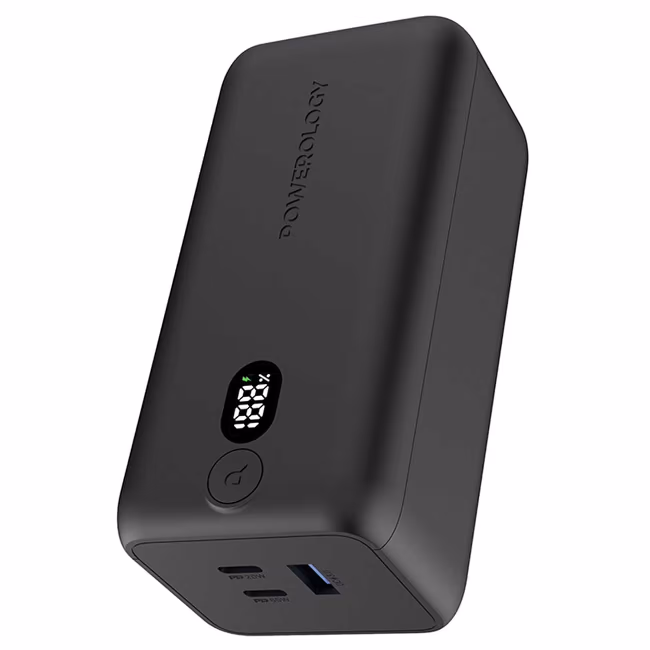 پاوربانک فست شارژ تایپ سی و یو اس بی 65 وات 20000 پاورلوژی PPBCHA19