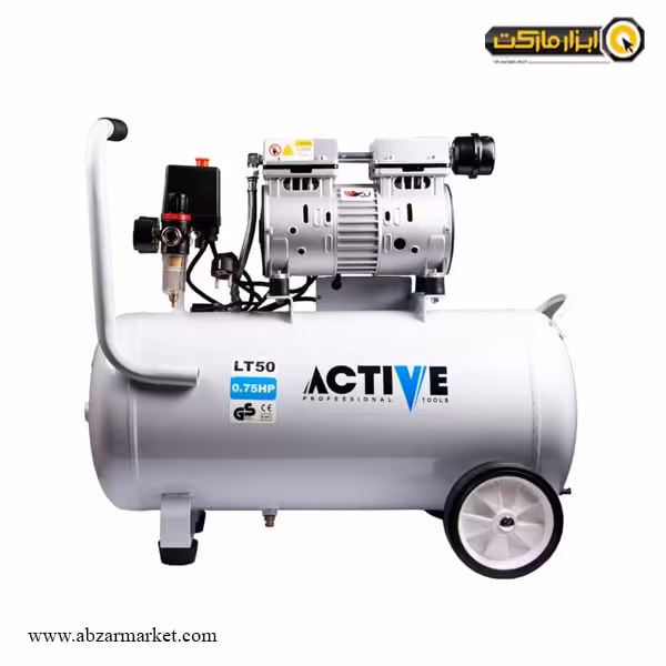 پمپ باد سایلنت اکتیو 50 لیتری مدل AC-1150SP