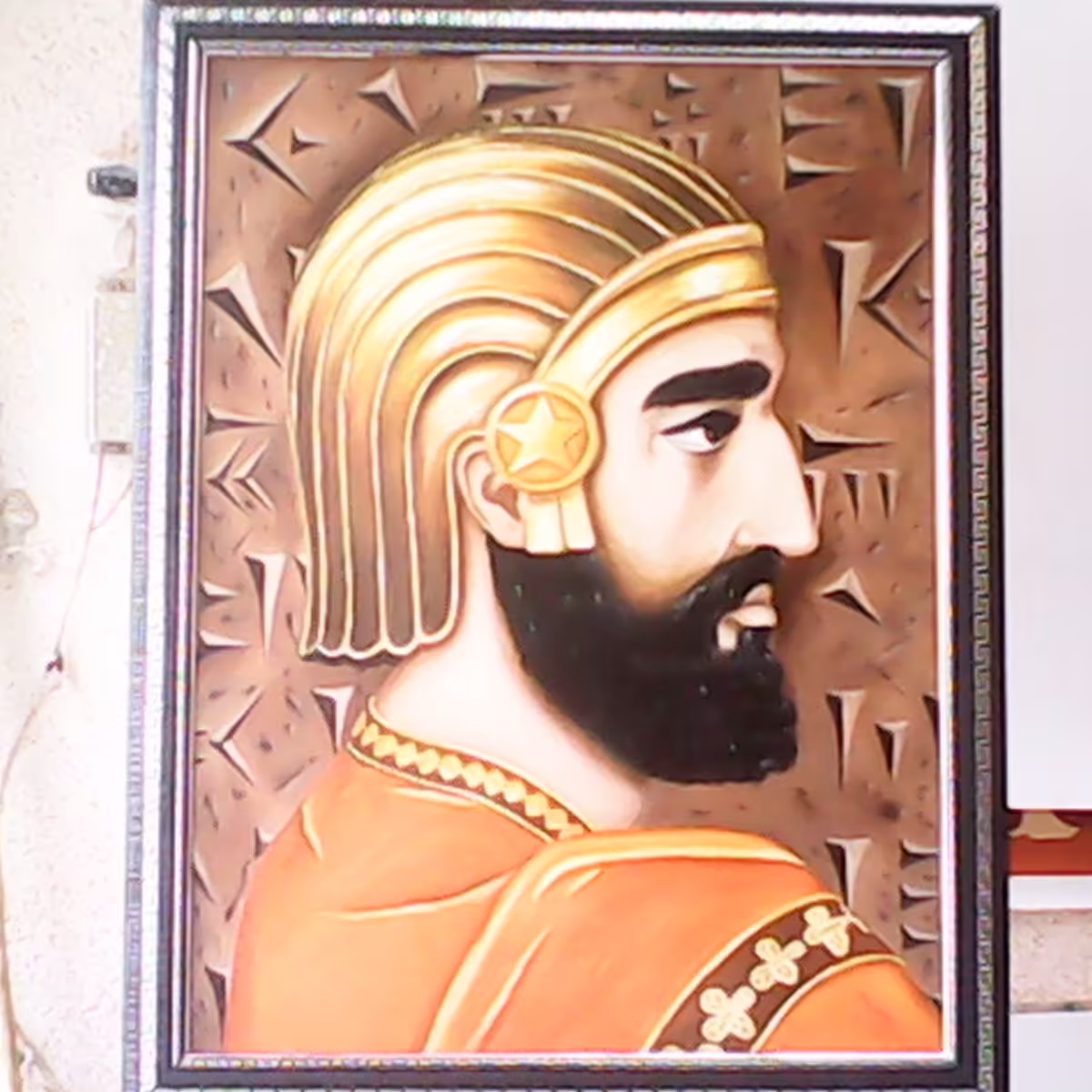 تابلو رنگ روغن کوروش کبیر