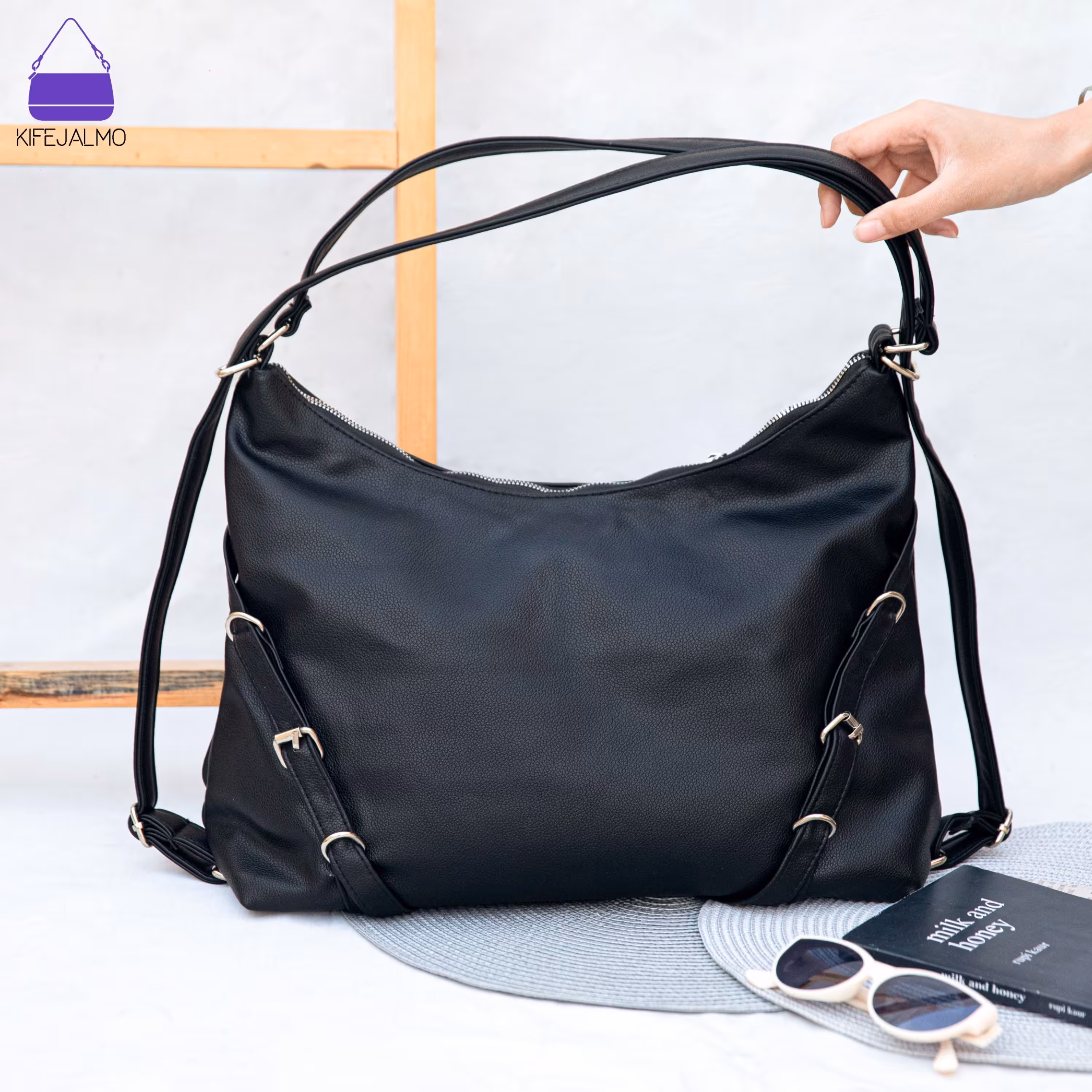  کیف زنانه بزرگ جادار 3 کاره