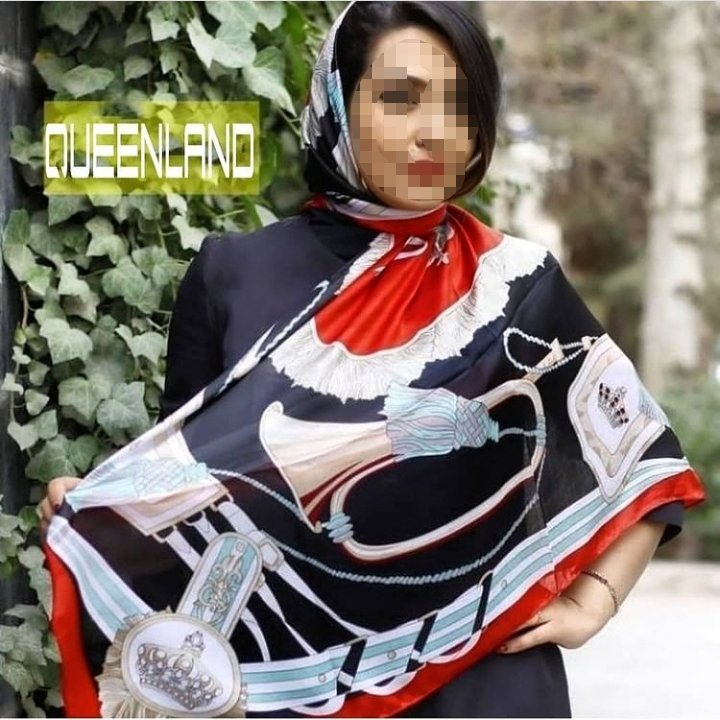 روسری نخی کجراه 120cm